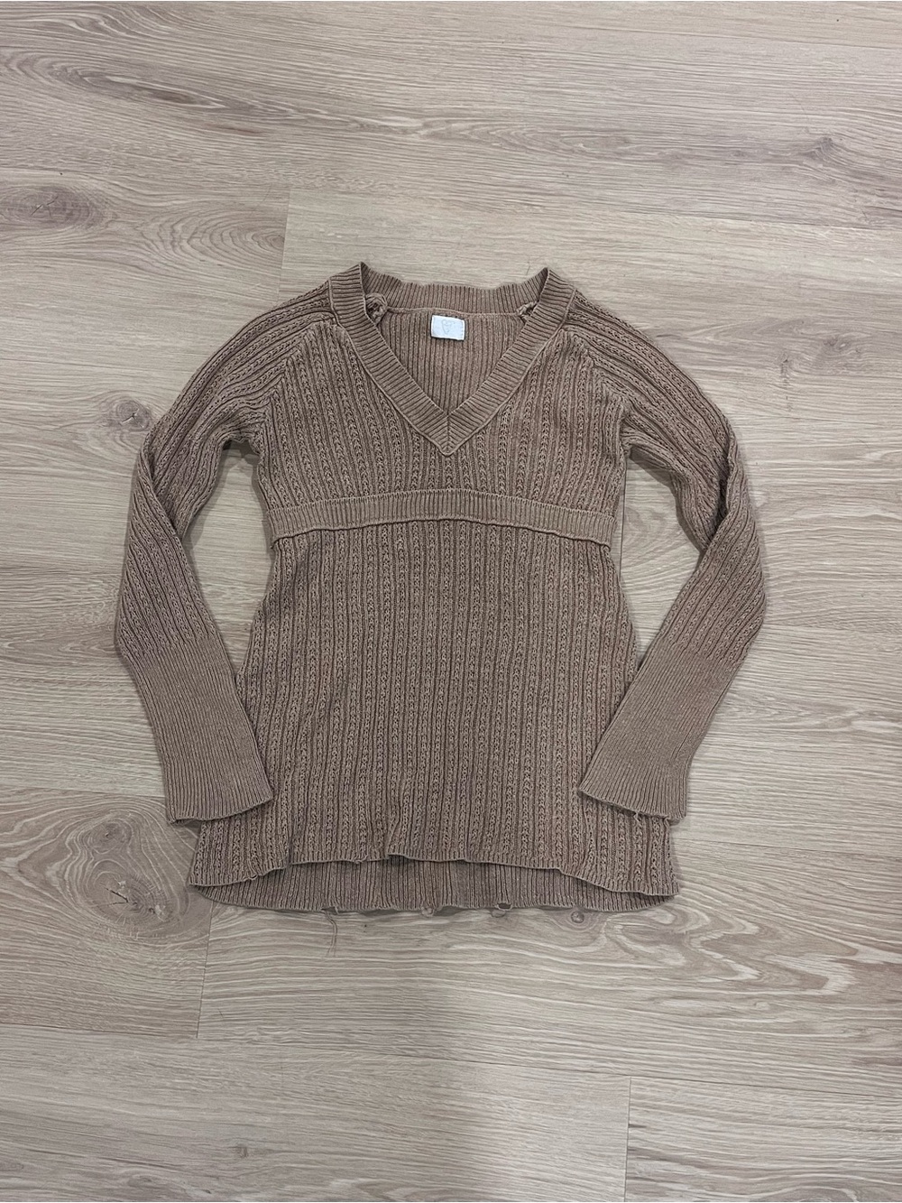 Babydoll knit sweater